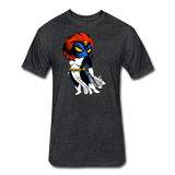 Character #20 Fitted Cotton/Poly T-Shirt by Next Level - heather black