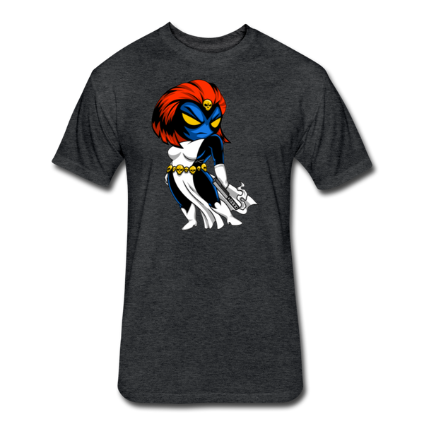 Character #20 Fitted Cotton/Poly T-Shirt by Next Level - heather black