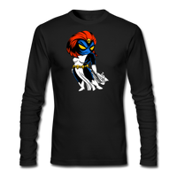 Character #20 Men's Long Sleeve T-Shirt by Next Level - black