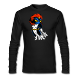 Character #20 Men's Long Sleeve T-Shirt by Next Level - black