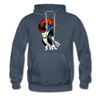 Character #20 Men’s Premium Hoodie - heather denim