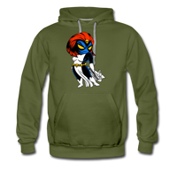 Character #20 Men’s Premium Hoodie - olive green
