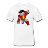 Character #21 Fitted Cotton/Poly T-Shirt by Next Level - white