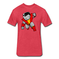 Character #21 Fitted Cotton/Poly T-Shirt by Next Level - heather red