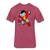 Character #21 Fitted Cotton/Poly T-Shirt by Next Level - heather burgundy