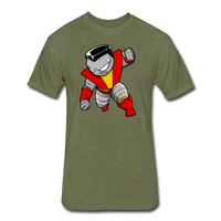 Character #21 Fitted Cotton/Poly T-Shirt by Next Level - heather military green