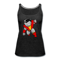 Character #21 Women’s Premium Tank Top - charcoal gray