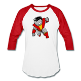 Character #21 Baseball T-Shirt - white/red