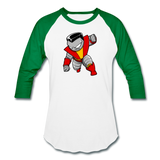 Character #21 Baseball T-Shirt - white/kelly green
