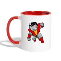 Character #21 Contrast Coffee Mug - white/red