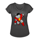 Character #21 Women's Tri-Blend V-Neck T-Shirt - deep heather