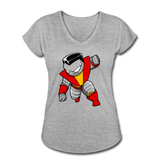 Character #21 Women's Tri-Blend V-Neck T-Shirt - heather gray