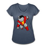 Character #21 Women's Tri-Blend V-Neck T-Shirt - navy heather