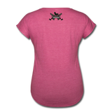 Character #21 Women's Tri-Blend V-Neck T-Shirt - heather raspberry