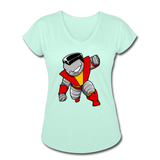 Character #21 Women's Tri-Blend V-Neck T-Shirt - mint