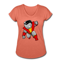 Character #21 Women's Tri-Blend V-Neck T-Shirt - heather bronze