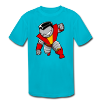 Character #21 Kids' Moisture Wicking Performance T-Shirt - turquoise