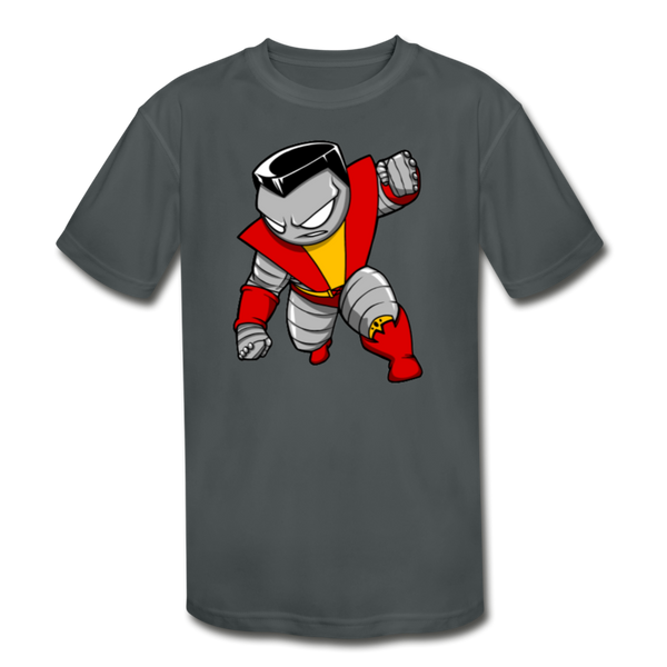 Character #21 Kids' Moisture Wicking Performance T-Shirt - charcoal