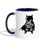 Character #22 Contrast Coffee Mug - white/cobalt blue