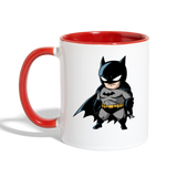 Character #22 Contrast Coffee Mug - white/red