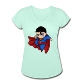 Character #23 Women's Tri-Blend V-Neck T-Shirt - mint