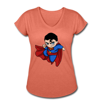 Character #23 Women's Tri-Blend V-Neck T-Shirt - heather bronze