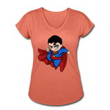 Character #23 Women's Tri-Blend V-Neck T-Shirt - heather bronze