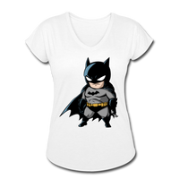 Character #22 Women's Tri-Blend V-Neck T-Shirt - white