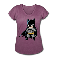 Character #22 Women's Tri-Blend V-Neck T-Shirt - heather plum
