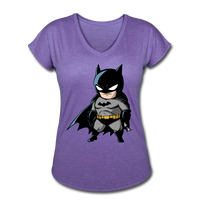 Character #22 Women's Tri-Blend V-Neck T-Shirt - purple heather