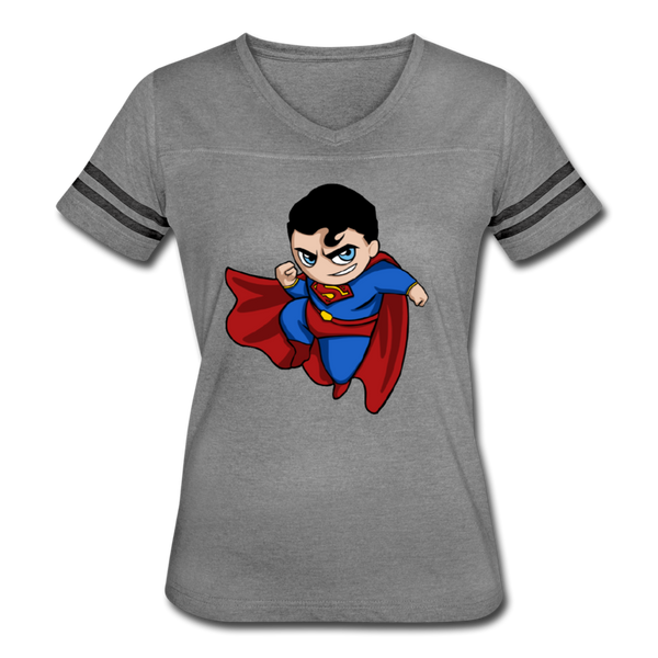 Character #23 Women’s Vintage Sport T-Shirt - heather gray/charcoal