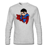 Character #23 Men's Long Sleeve T-Shirt by Next Level - heather gray