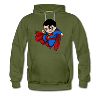 Character #23 Men’s Premium Hoodie - olive green