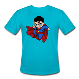 Character #23 Men’s Moisture Wicking Performance T-Shirt - turquoise