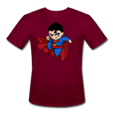 Character #23 Men’s Moisture Wicking Performance T-Shirt - burgundy