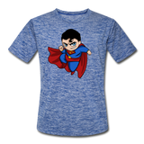 Character #23 Men’s Moisture Wicking Performance T-Shirt - heather blue