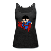 Character #23 Women’s Premium Tank Top - charcoal gray
