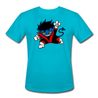 Character #24 Men’s Moisture Wicking Performance T-Shirt - turquoise