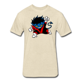 Character #24 Fitted Cotton/Poly T-Shirt by Next Level - heather cream