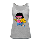 Character #25 Women’s Premium Tank Top - heather gray