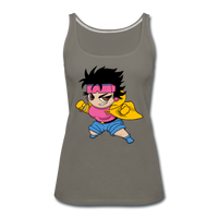 Character #25 Women’s Premium Tank Top - asphalt gray