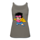 Character #25 Women’s Premium Tank Top - asphalt gray