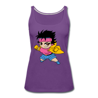 Character #25 Women’s Premium Tank Top - purple