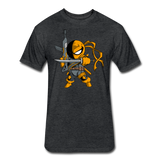 Character #26 Fitted Cotton/Poly T-Shirt by Next Level - heather black