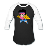 Character #25 Baseball T-Shirt - black/white