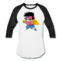 Character #25 Baseball T-Shirt - white/black