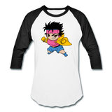 Character #25 Baseball T-Shirt - white/black