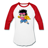 Character #25 Baseball T-Shirt - white/red
