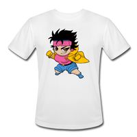 Character #25 Men’s Moisture Wicking Performance T-Shirt - white