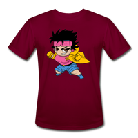 Character #25 Men’s Moisture Wicking Performance T-Shirt - burgundy